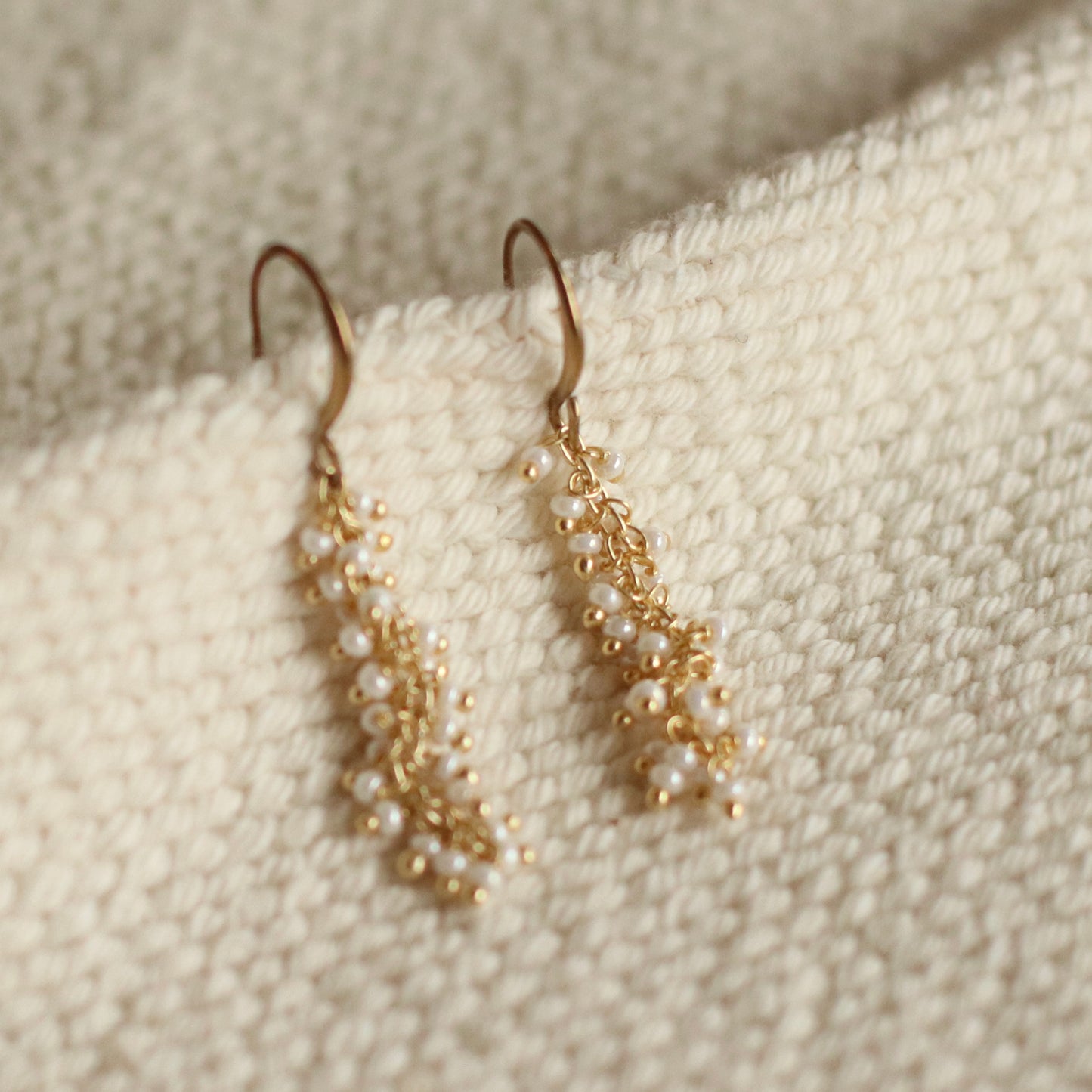 Santore | Wisteria Drop Pearl Earrings