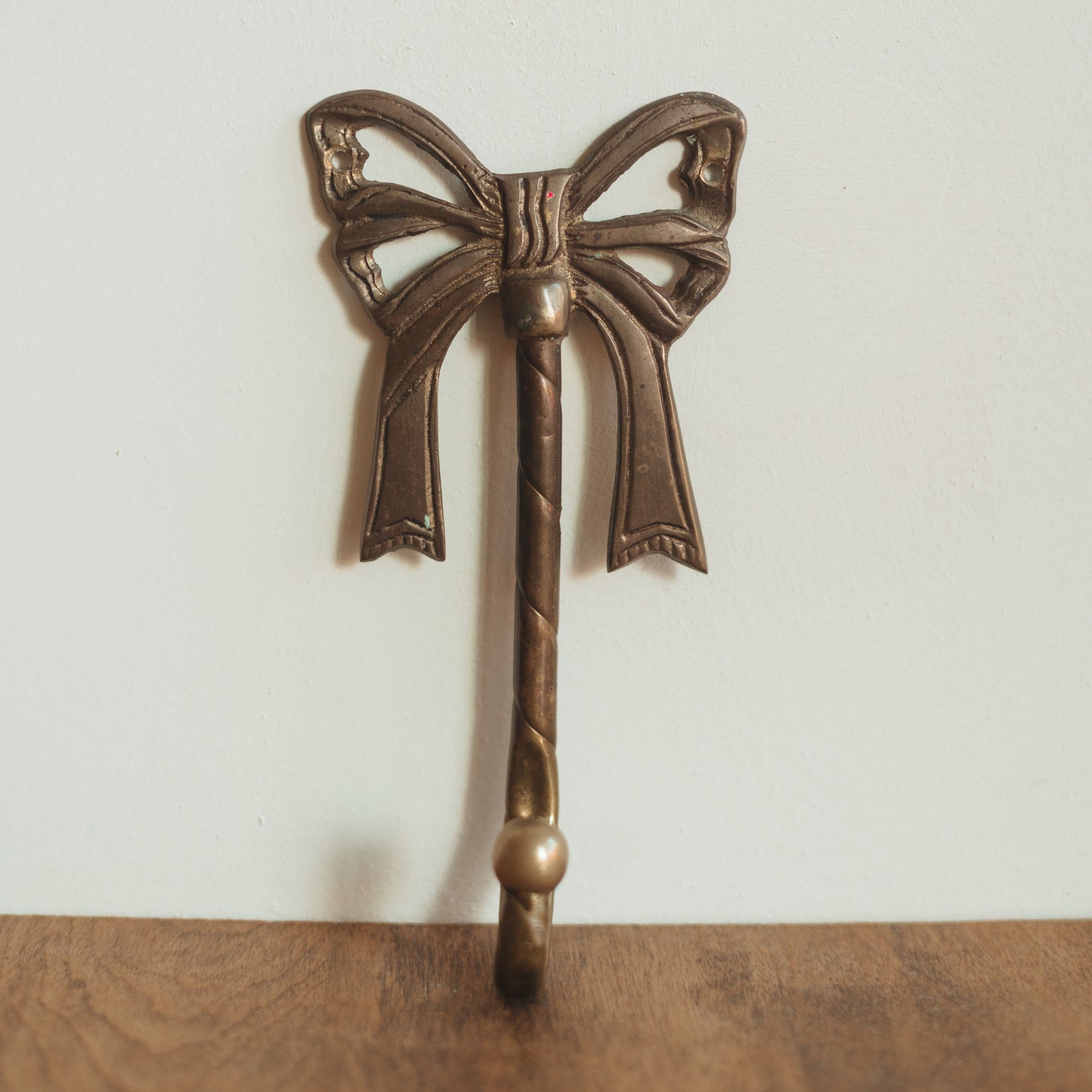 Brass Bow Wall Hook