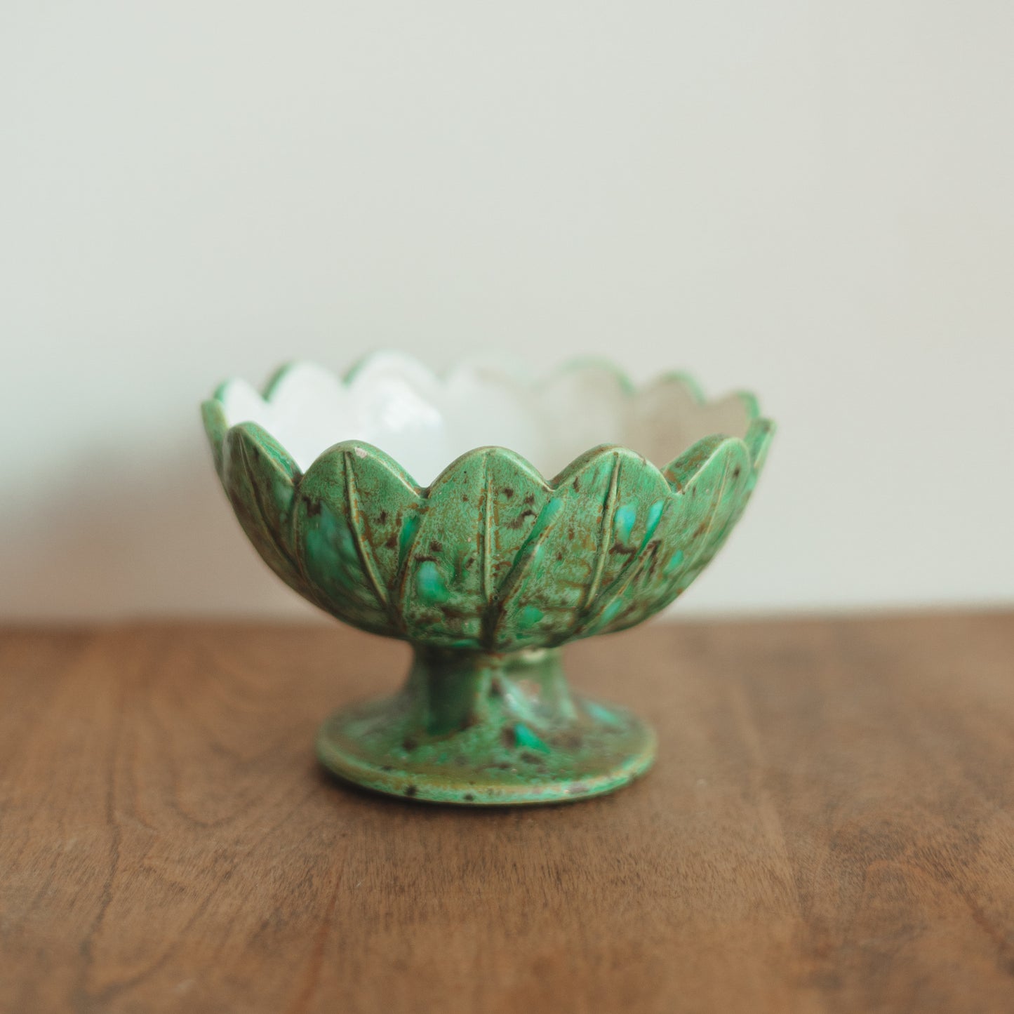 Small Pedestal Lotus Bowl