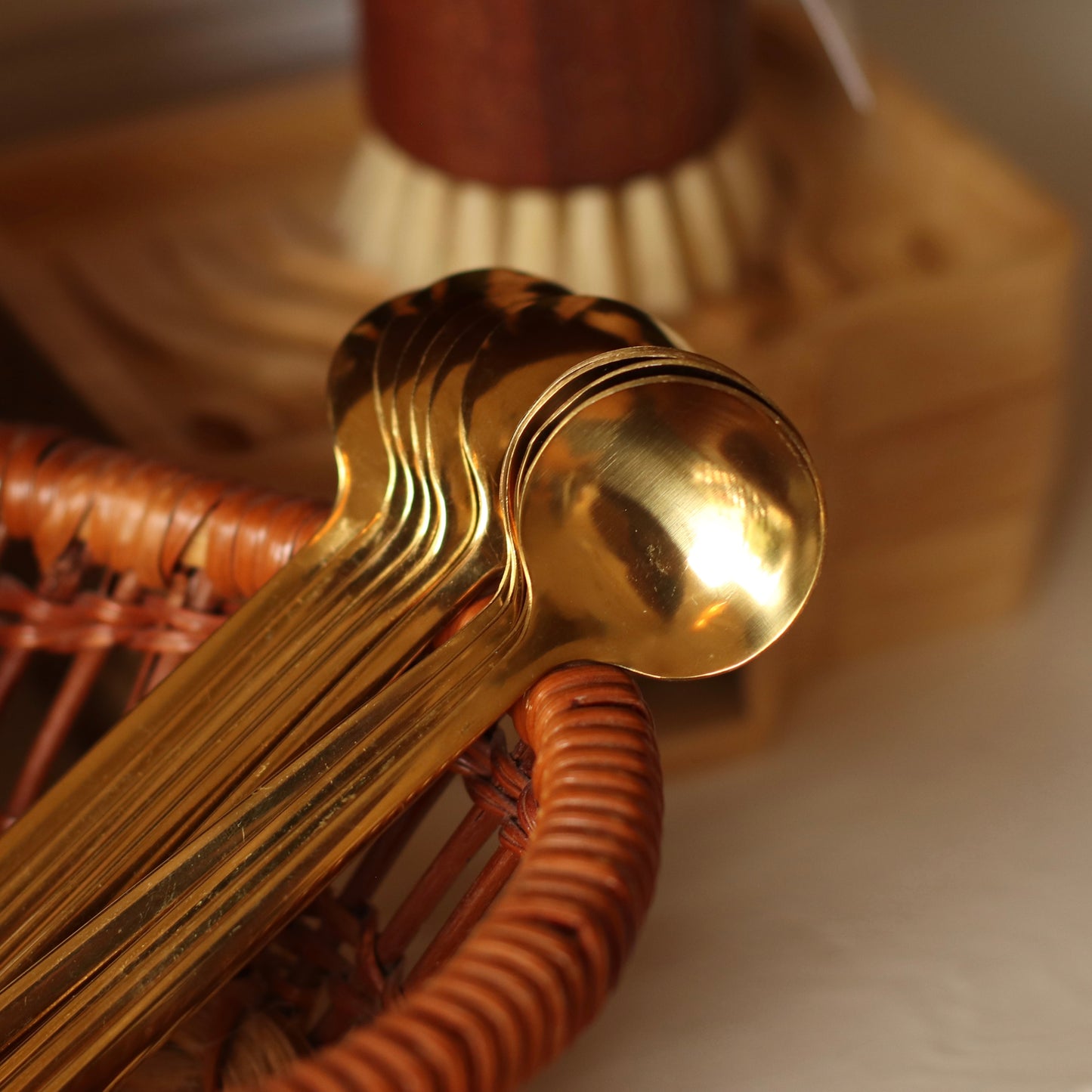 Fodory | Gold Plated Stainless Steel Stirring Spoon