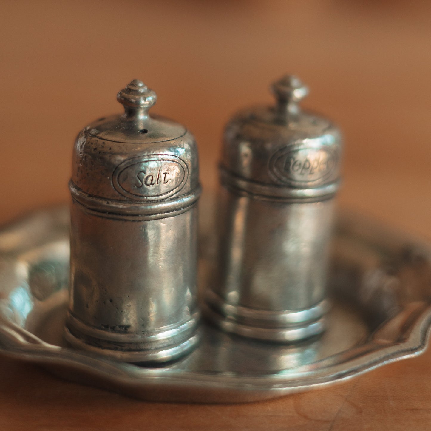 Villeroy & Boch Vintage Pewter Salt and Pepper Set