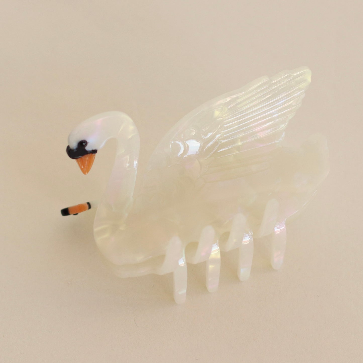 Diva | White Swan Hair Clip