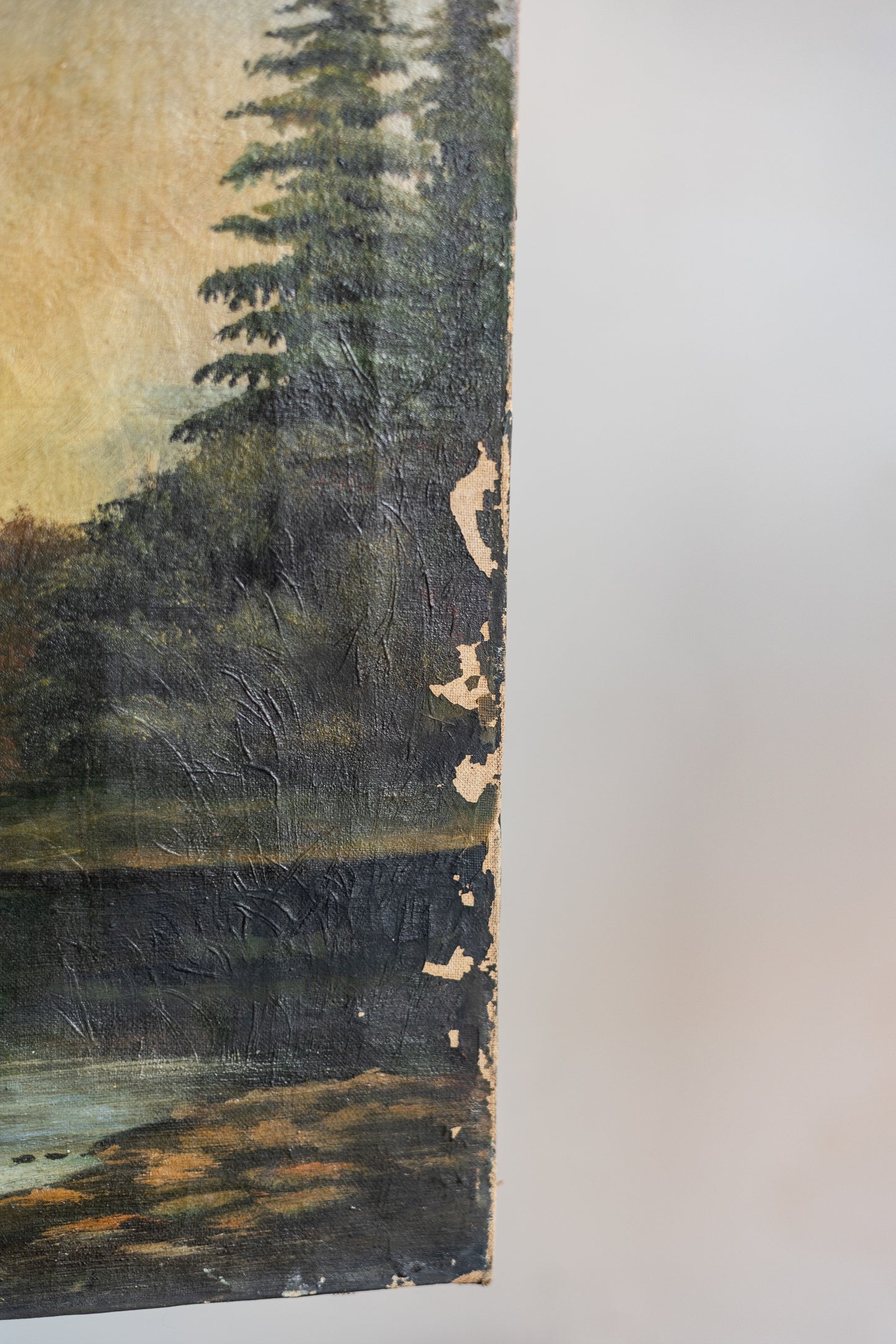 Dune Vintage Art | River's Edge Landscape, Circa 1856 * Pick Up Only