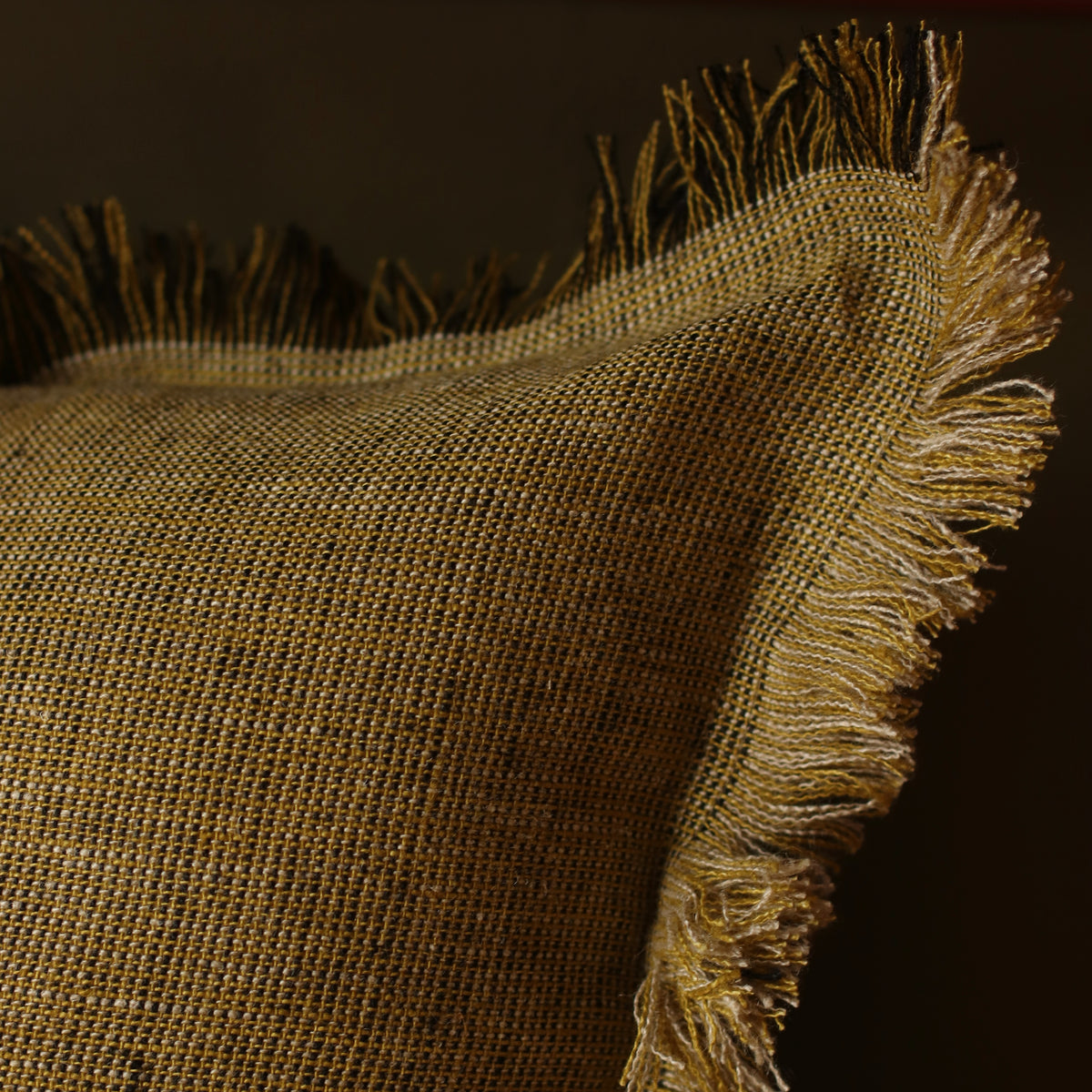 Dune Pillows | Linen Hamlet Pillow, Olive, 18"