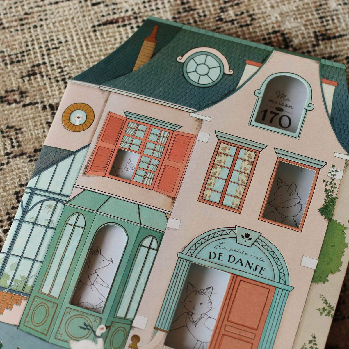 Speedy Monkey | Les Parisiennes Mouse House Coloring Book and Stickers