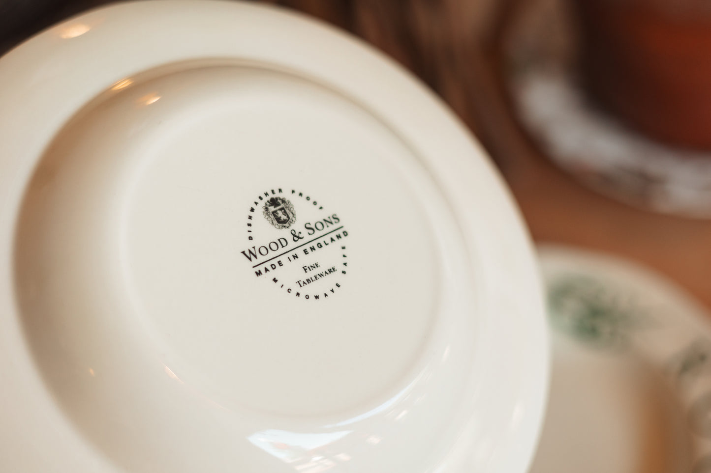 Root Vegetables Soup Bowl by Woods & Sons of England, Set of 4