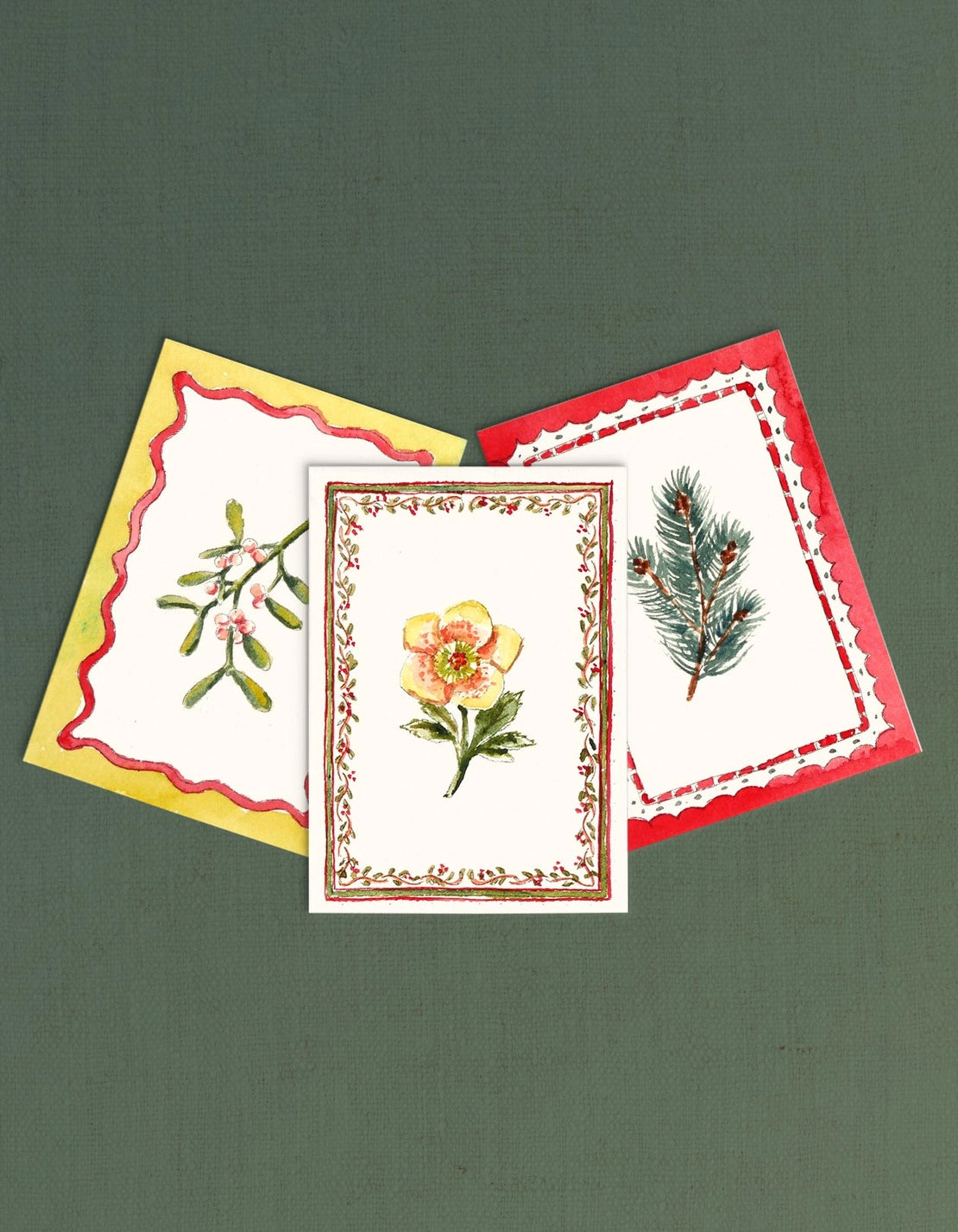Mini Winter Botanical Watercolor Painting Kit