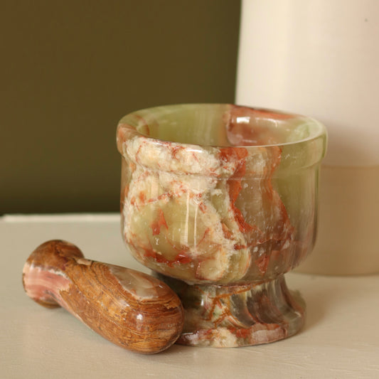 Dune Decor | Onyx Mortar and Pestle
