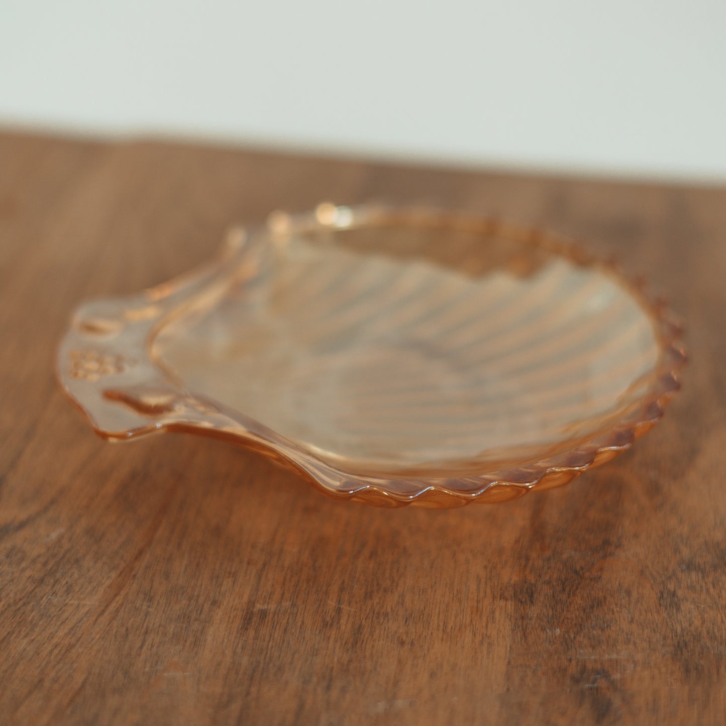 Vintage Carnival Glass Shell Dish