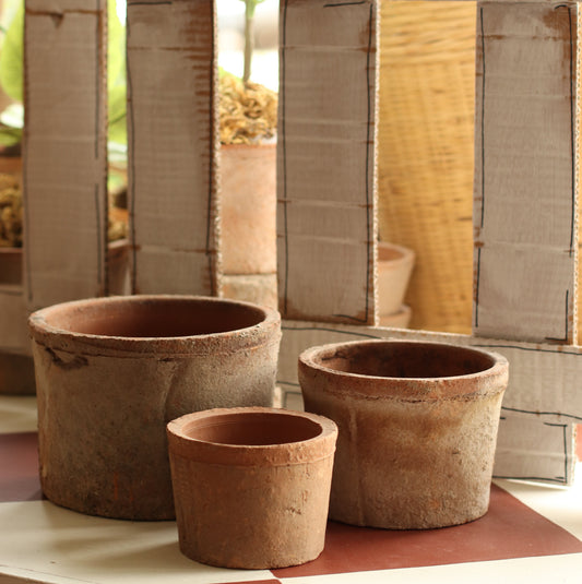 Terracotta Plant Pots, Straight Sides,  Assorted Sizes