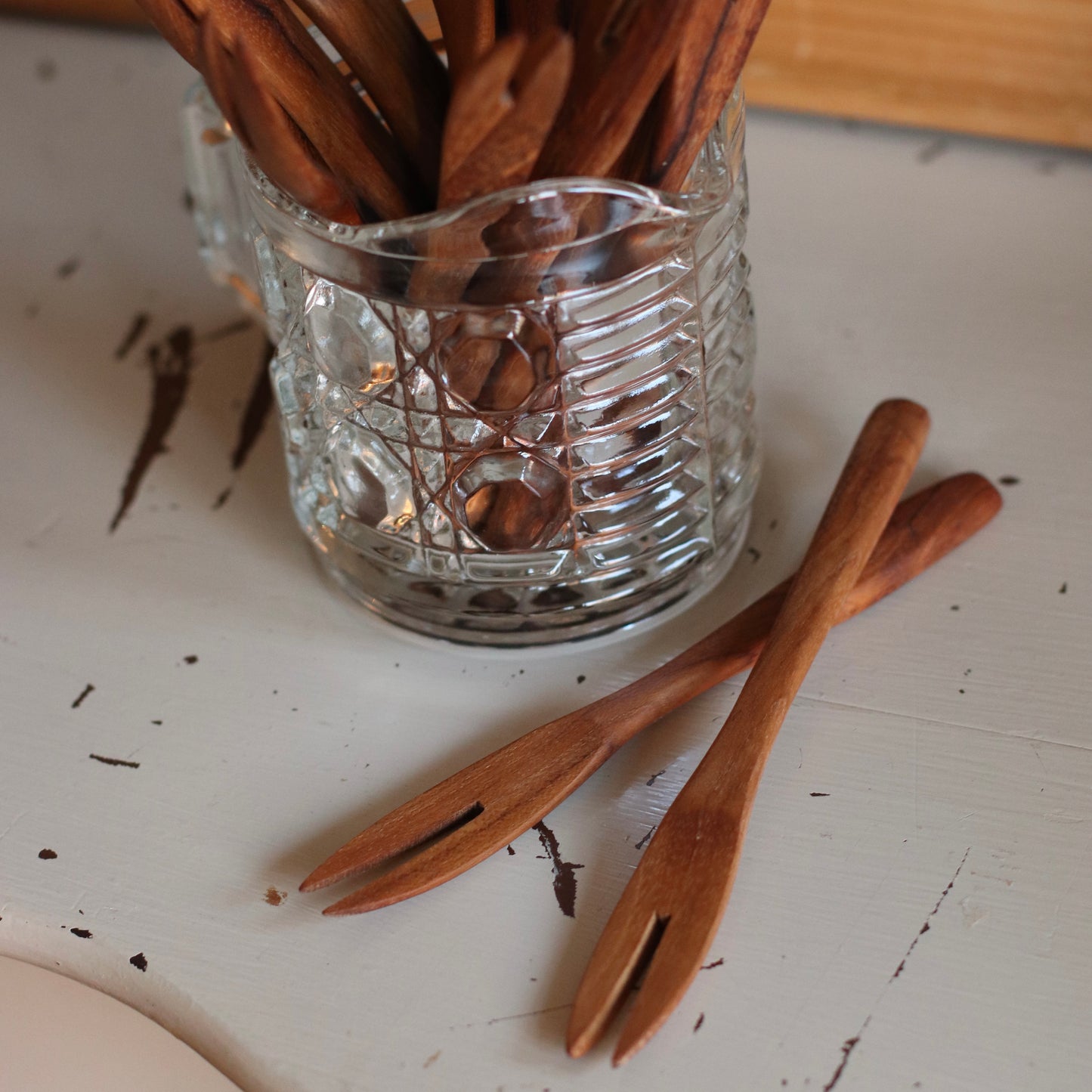 Karma | Bali Teak Fruit Fork