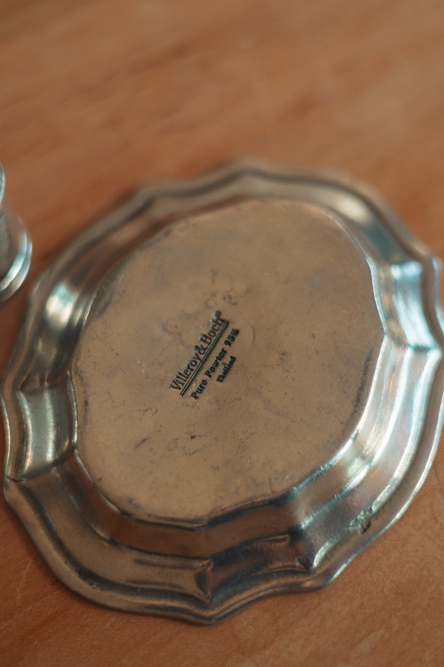 Villeroy & Boch Vintage Pewter Salt and Pepper Set