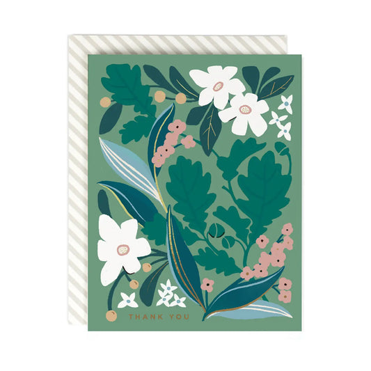 Amy Heitman | Thank You, Green Floral