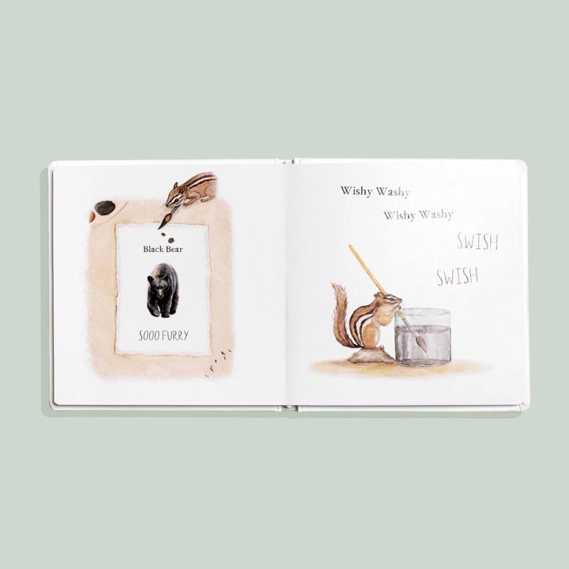 Page & Tate Co. | Wishy Washy, A First Words and Colors Book by Tabitha Paige