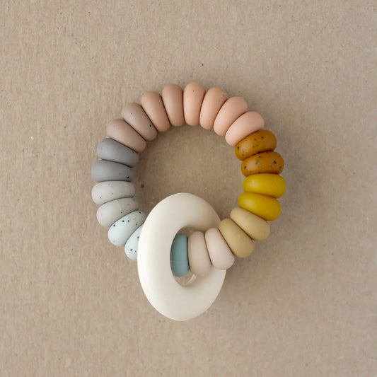 Little Chew | Silicone Freezer Ring Teether, Fall