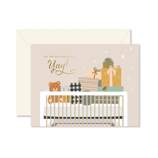 Ginger P. Designs | Spoiling Baby Greeting Card