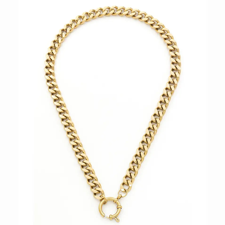 Bijoux 7bis | Steel Necklace, Curb Chain