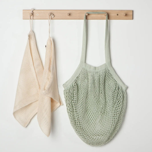 Now Designs | Le Marche Net Shopping Bag, Aloe