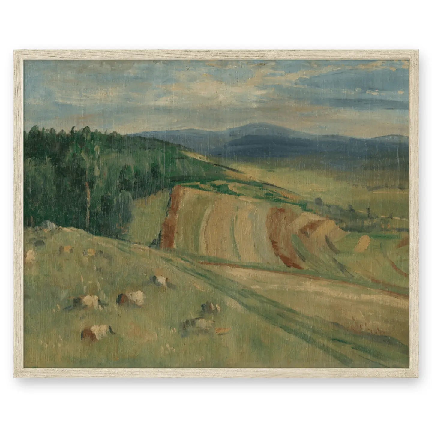 Knot & Soul | Rolling Farm Fields Print, 8x10