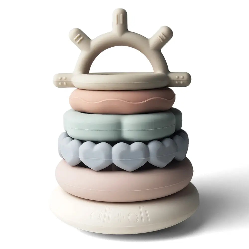 Ali + Oli | Soft Silicone Stacking Ring Tower, Sun