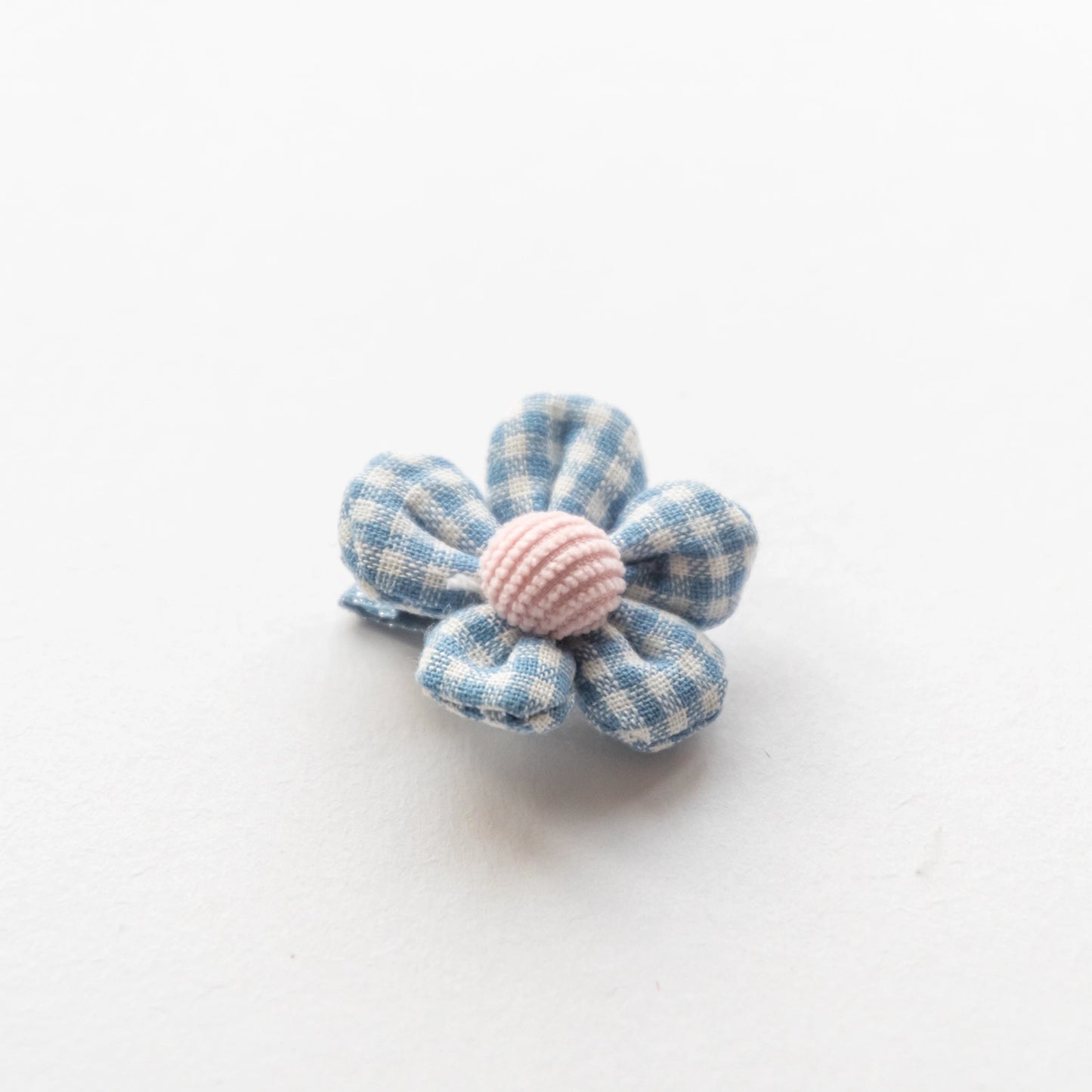 Tangle Shiny Stars | Gingham Flower Hair Clip, Choose your color