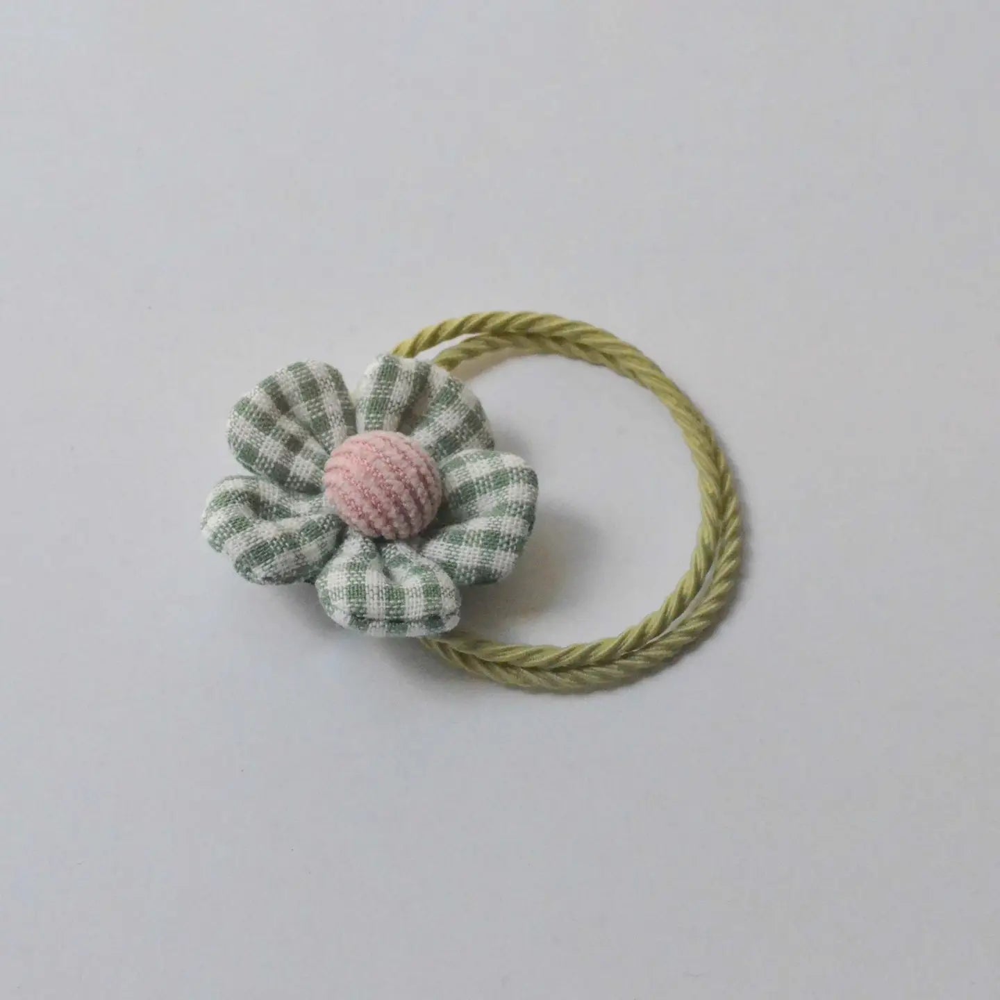 Tangle Shiny Stars | Gingham Flower Hair Tie