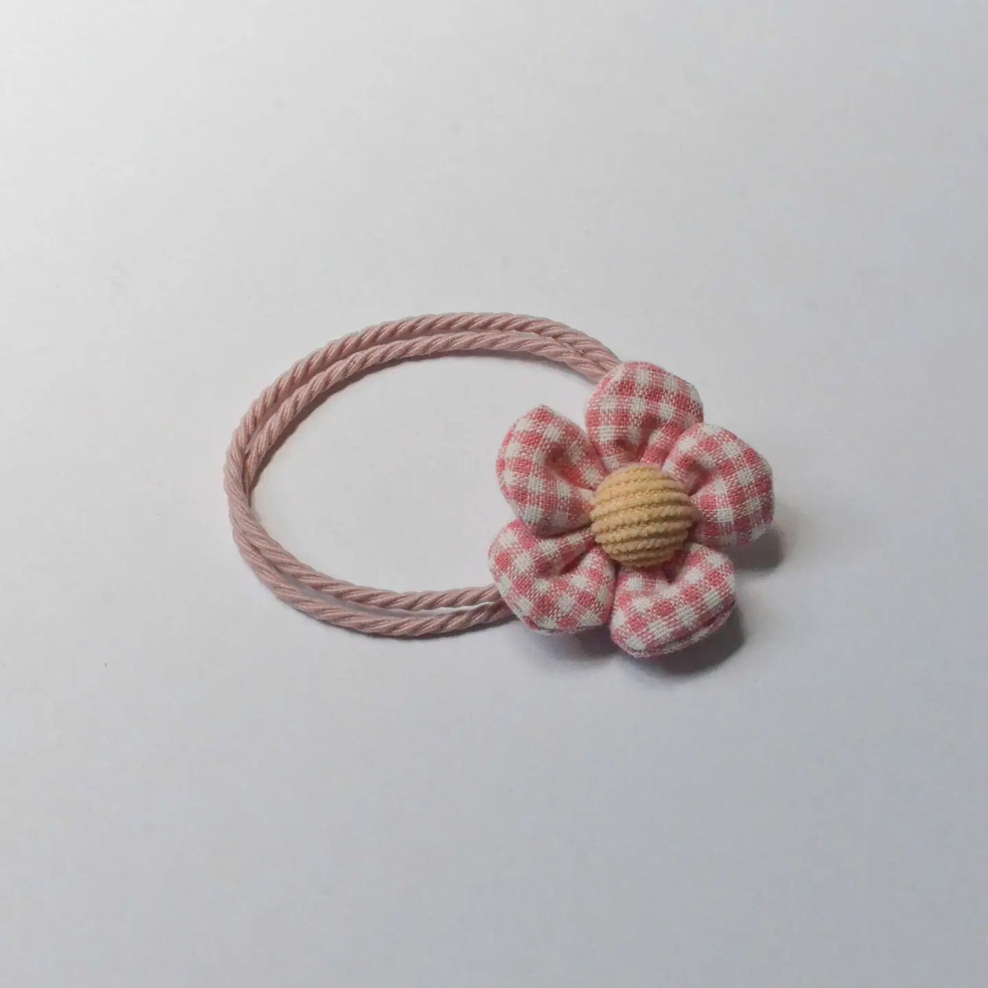 Tangle Shiny Stars | Gingham Flower Hair Tie