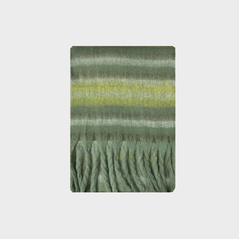 Funky | Extra Large Chunky Scarf, Green