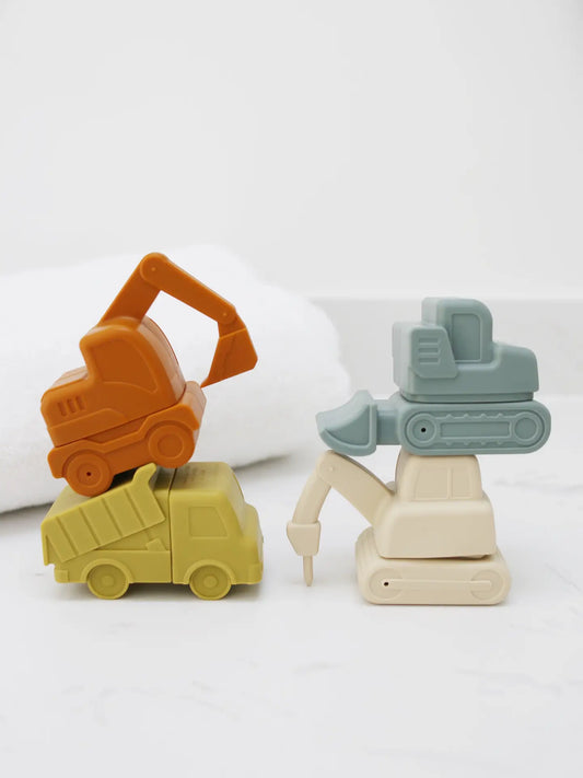 Marlowe & Co. | Construction Silicone Bath Toy Set