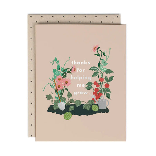 Amy Heitman | 'Thanks for Helping Me Grow' Card