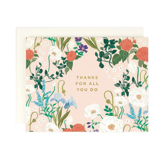 Amy Heitman | 'For All You Do' Thank You Card