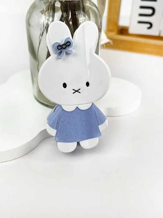 Mild Style  |  Blue Bunny with Bow Hair Clip