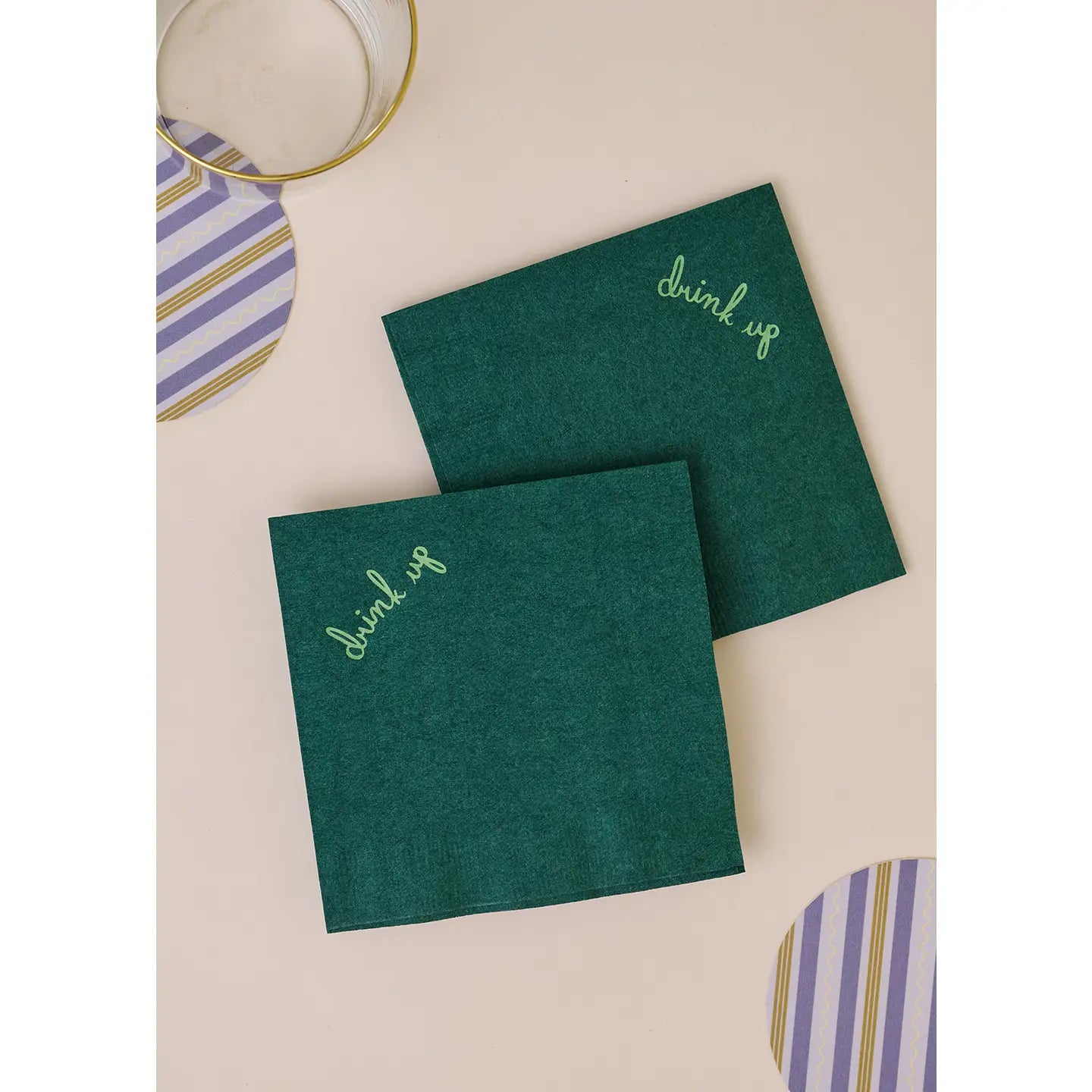 One and Only Paper | Drink Up Cocktail Napkins, Set of 20