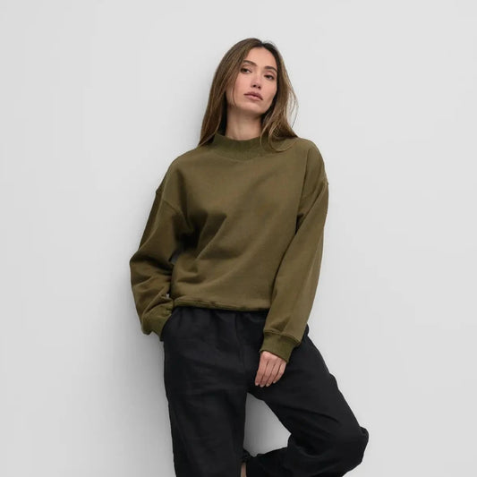 MOD REF | The Trey Sweater, Olive