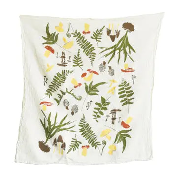 June & December | Forest Finds, 100% Cotton Tea Towel