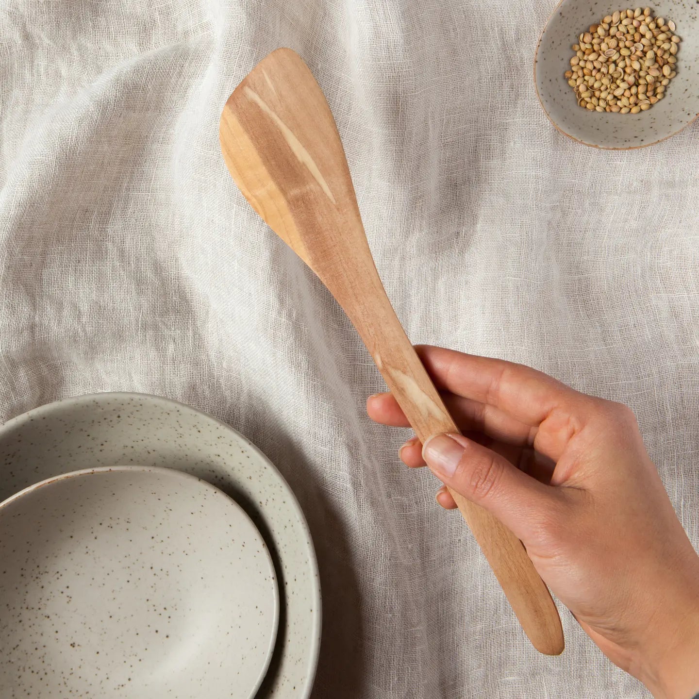 Danica Heirloom | Olive Wood Corner Spatula