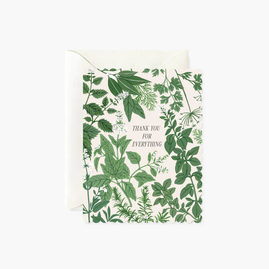 Botanica Paper | Thank You For Everything Herb Card