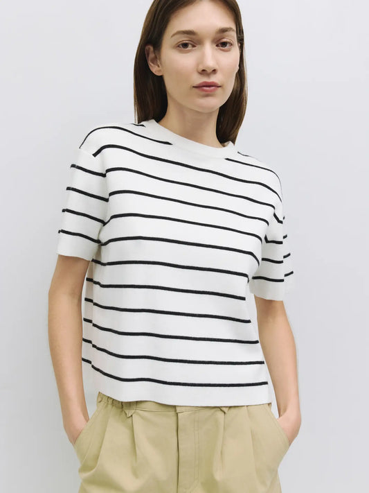 MOD REF | The Sade Top, Striped Boxy T-shirt