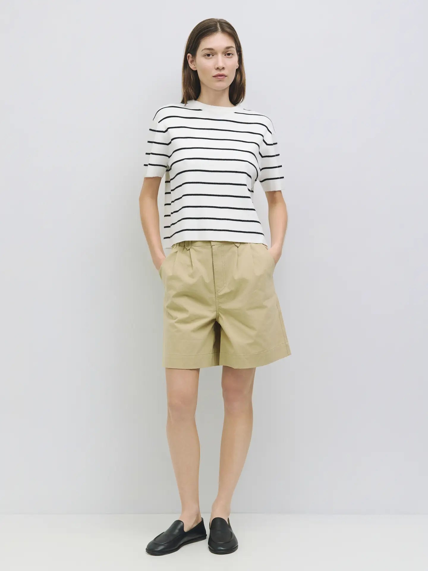 MOD REF | The Sade Top, Striped Boxy T-shirt