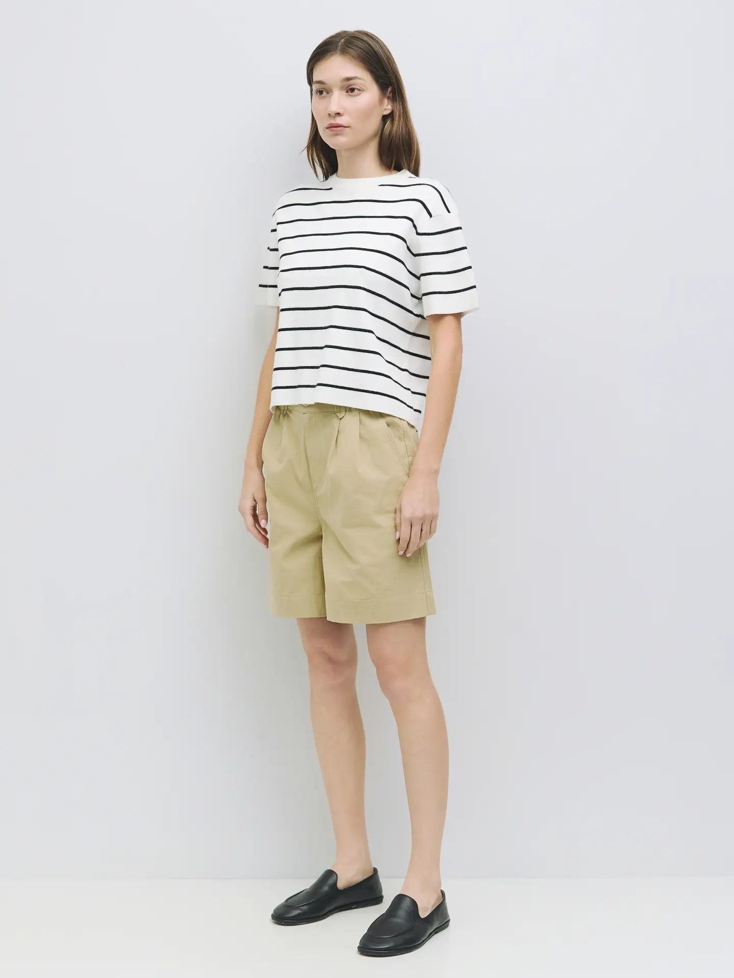 MOD REF | The Sade Top, Striped Boxy T-shirt