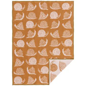 Danica Studio |  Cotton Jacquard  Dishtowel, Snails