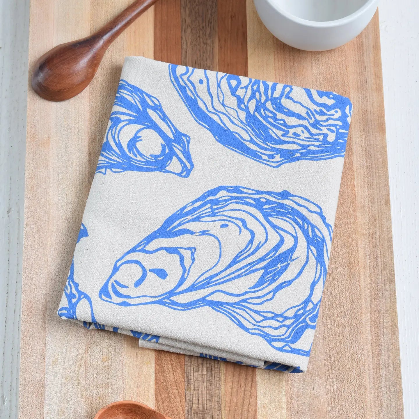 Hearth and Harrow |  Oyster Tea Towel, Organic Cotton