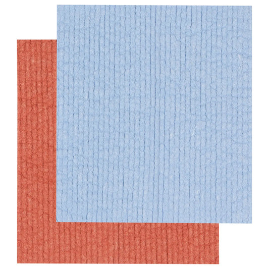 Ecologie Danica | Rust and Blue Sky Dishcloth, Set of 2