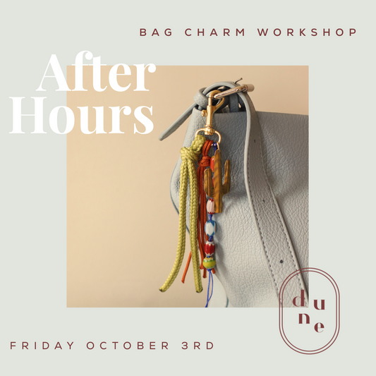 After Hours | Bag Charm Workshop with Cire' Alexandria | Friday October 3rd