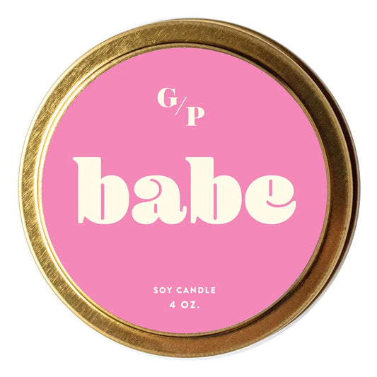 GP Candle Co | Babe 4 oz Candle Tin