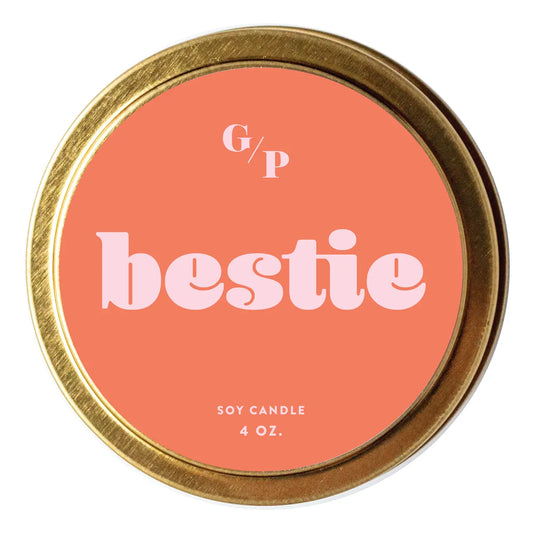 GP Candle Co | Bestie 4 oz Tin Candle