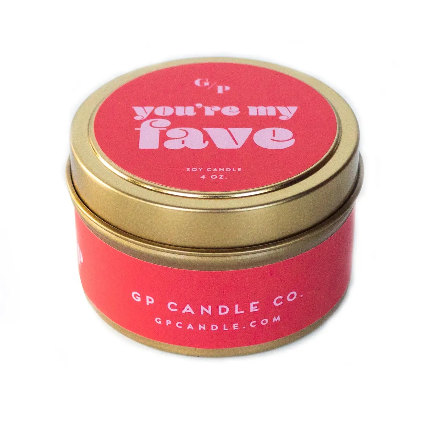 GP Candle Co | You’re My Fav 4 oz Candle Tin