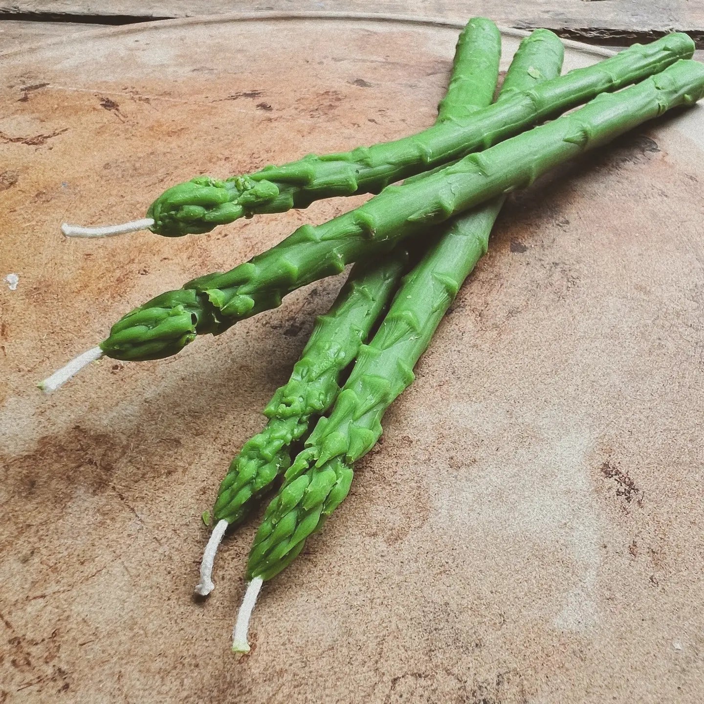 BabaBoogs | Asparagus Taper Candle, Single