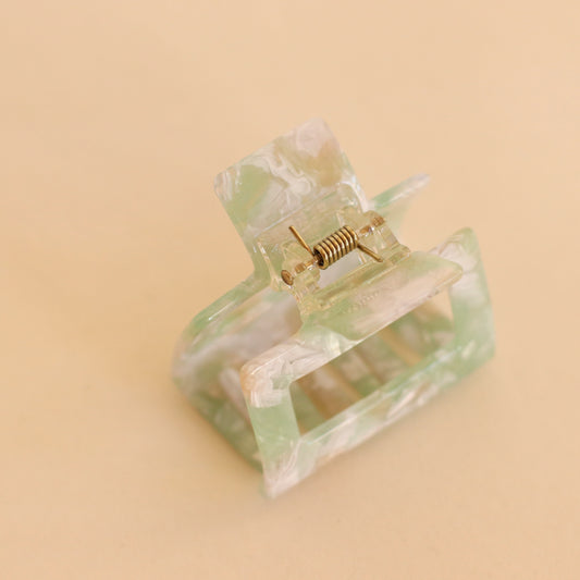 Diva | Jelly Clip, White and Sage Terrazzo