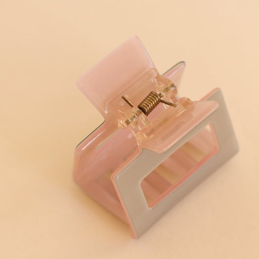 Diva | Jelly Clip, Gray with Pink Inside